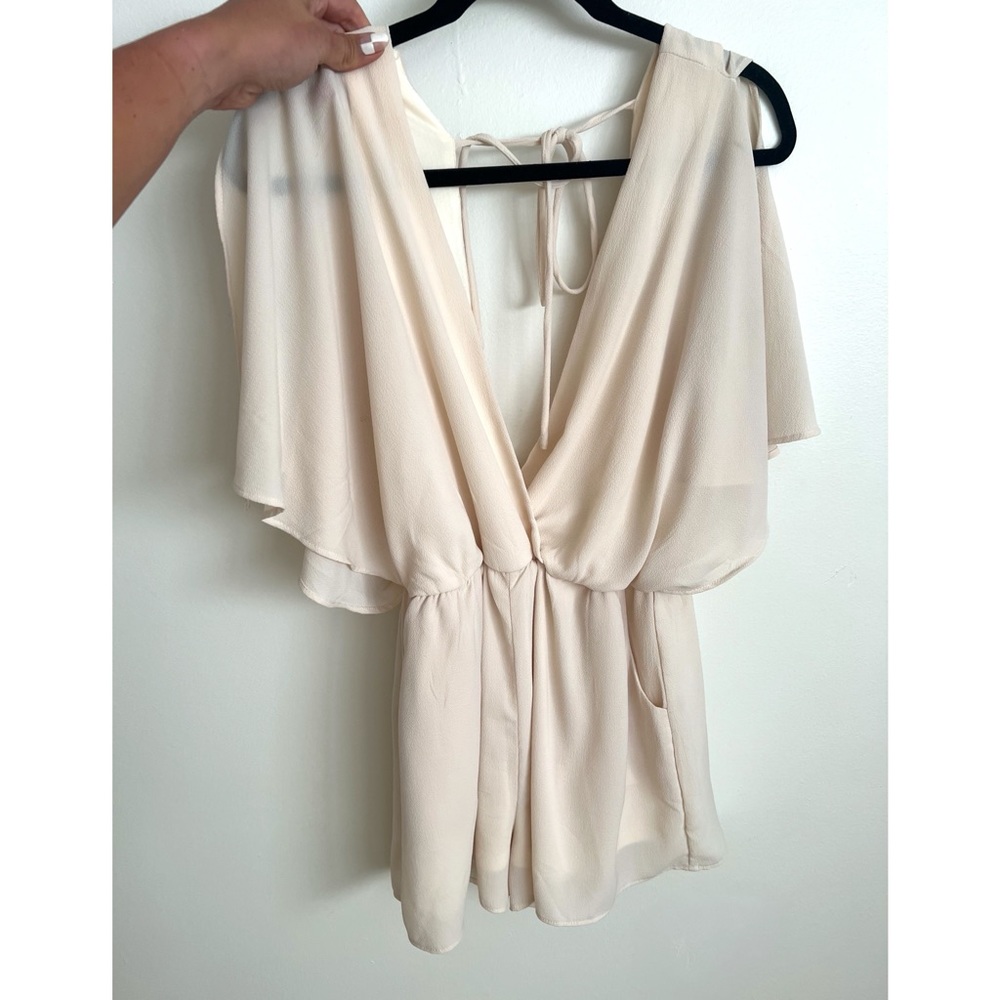 Akira White Romper